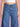 Women Blue Solid Super Wide Leg Denim Jeans