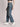 Women Light Blue Tinted Light Fade Bootcut Denim Jeans