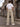 Men Cream Regular Fit Elasticated Casual Trousers