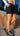 Women Black High-Rise Solid Cargo Shorts