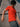 Men Orange Structured Knit Polo T Shirt