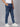 Men Blue Comfy Tapered Fit Cargo Jeans