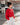 Women Red Solid Cropped Length Oversized Sweatshirt