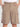 Men Light Brown shorts with adjustable hem