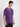 Men Purple Graphic Puff Print Oversized T-shirt