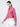 Women Rose Dust Regular Fit Cropped Full Sleeves Solid Casual Shirt