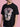Men Black Graphic Print Oversize T Shirt