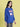 Women Royal Blue Graphic Print Sweatshirt