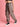 Women Siliver Parachute Fit Solid Cargo Trouser With belt