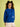 Women Over Size Royal Blue Sweatshirt