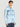Men hooded washed oversize blue denim jacket