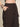 Women Solid Dark Brown Parachute Fit Cargo Trousers