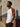 Men Off White and Brown Raglan-Sleeve Typography T-shirt