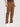 Men Brown Relax Fit Cargo Trousers with Stylized Waist band