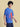 Men Blue Graphic Print Oversize T Shirt