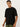 Men Black Oversize Embroided T-Shirt