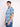 Men Blue and White Abstract Printed Shirt