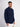 Men Navy Blue Solid Regular Fit Shirt