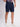 Men Dark Blue Regular Fit Denim Shorts