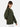 Women Solid Green Oversized Fit Sweatshirt
