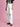 Women White Knee Slash Straight Fit Jeans