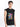 Men Black Sleeveless Graphic Oversized T Shirt