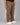Men Brown Contast Stitch Cargo Trouser