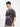 Men Charcoal Graphic Printed Acid Wash Cotton Oversized T-shirt