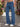 Men Blue Boot Cut Denim Solid Jeans