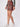 Women Printed Wrap-Around Mini Skirt