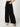 Women Black Light weight Wide leg Trousers