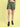 Women Light Green Regular-Fit Solid Cargo Shorts