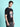 Men Oversize Fit Black Graphic Printed Halloween T-Shirt