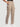 Women Khaki brown Straight Fit Pure Cotton Cargo Trousers