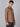 Men Solid Brown Single Pocket Shirt