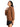 Women Relax Fit Brown Pullover Sweatshirt