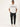 Men White Typography Print Oversize T Shirt