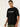 Men Black Graphic Oversized T Shirt