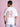 Men White Printed Oversized T-Shirt