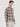 Men Beige Checked textured regular fit shaket