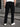 Men Black Slim Cargos Trousers