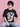 Men Black Graphic Print Oversize T Shirt