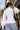Women Classic Bishop Sleeve White Casual Shirt