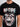Men Black Typography Print Cotton T Shirt