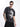 Men Black Acid Wash Graphic T-Shirt