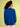 Women Over Size Royal Blue Sweatshirts