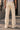 Men Ecru Straight Pizza Badge Jeans