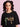 Women Black Halloween Theme Oversize Fit T-Shirt