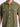 Men Olive Contrast Stitch Relax Fit Casual Shirt