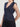 Women Denim V neck Blue Wasit coat